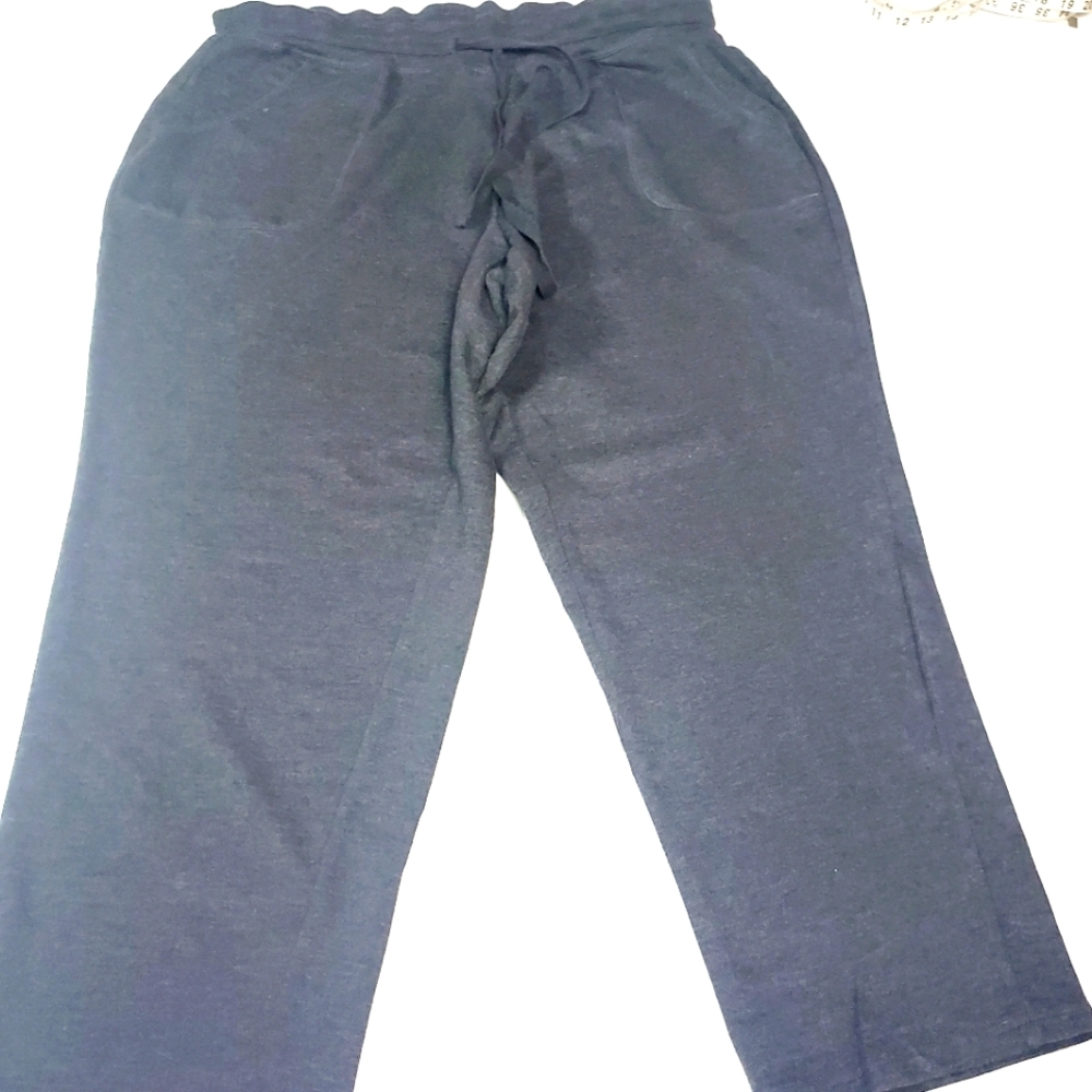 AVENUE Gray Plus Size Sweatpants